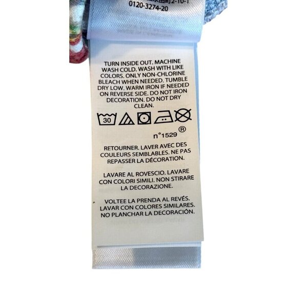 Ralph Lauren Girl's French Terry Floral Shorts Blue Pink Size 4T NWT - Picture 3 of 5